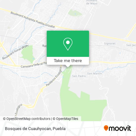 Mapa de Bosques de Cuauhyocan
