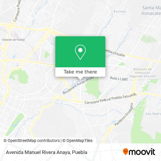 Avenida Manuel Rivera Anaya map