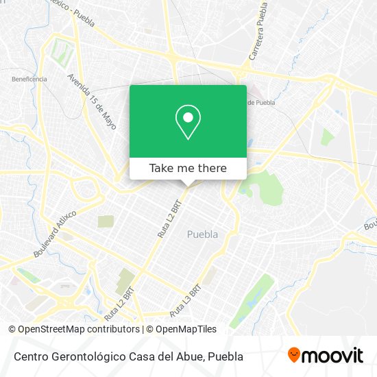 Centro Gerontológico Casa del Abue map