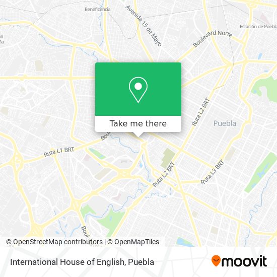 International House of English map