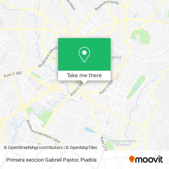 Primera seccion Gabriel Pastor map