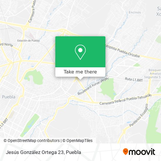 Jesús González Ortega 23 map