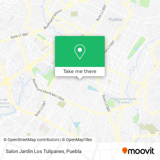 Salon Jardin Los Tulipanes map