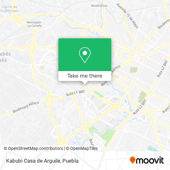 Mapa de Kabubi Casa de Arguile