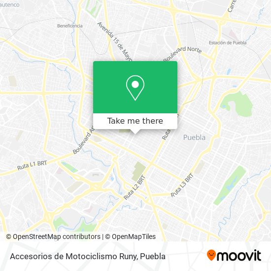 Accesorios de Motociclismo Runy map