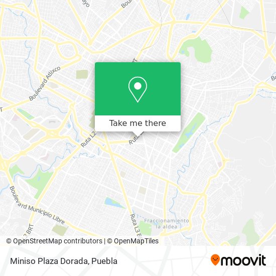 Miniso Plaza Dorada map