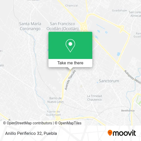 Anillo Periferico 32 map