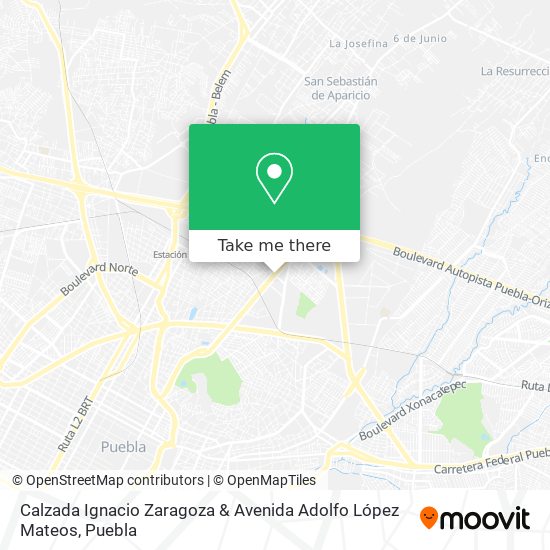 Calzada Ignacio Zaragoza & Avenida Adolfo López Mateos map