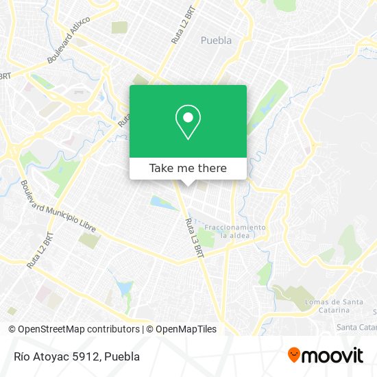 Mapa de Río Atoyac 5912