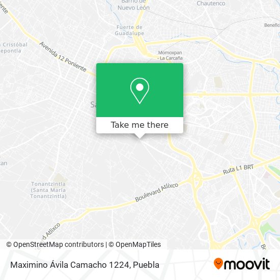 Maximino Ávila Camacho 1224 map