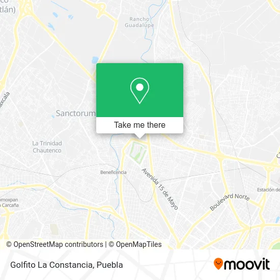 Golfito La Constancia map