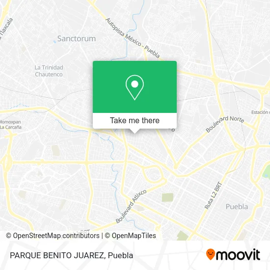 Mapa de PARQUE BENITO JUAREZ