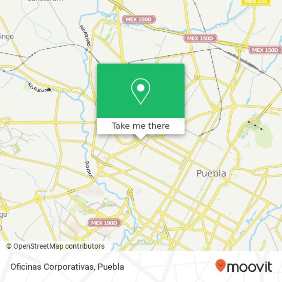 Oficinas Corporativas map