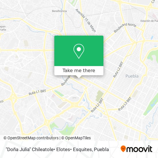 "Doña Julia" Chileatole• Elotes• Esquites map