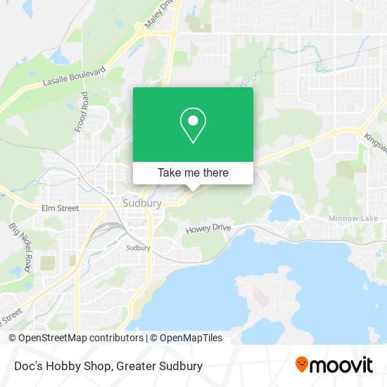 Doc's Hobby Shop map