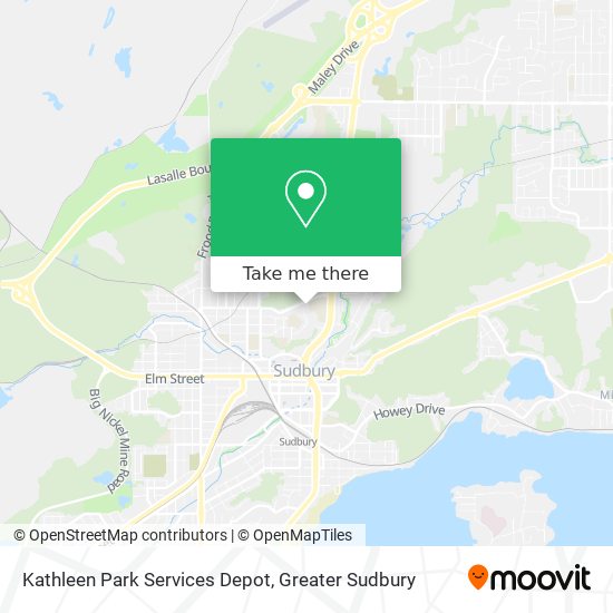 Kathleen Park Services Depot plan