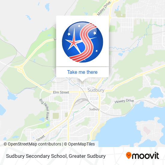 Sudbury Secondary School map