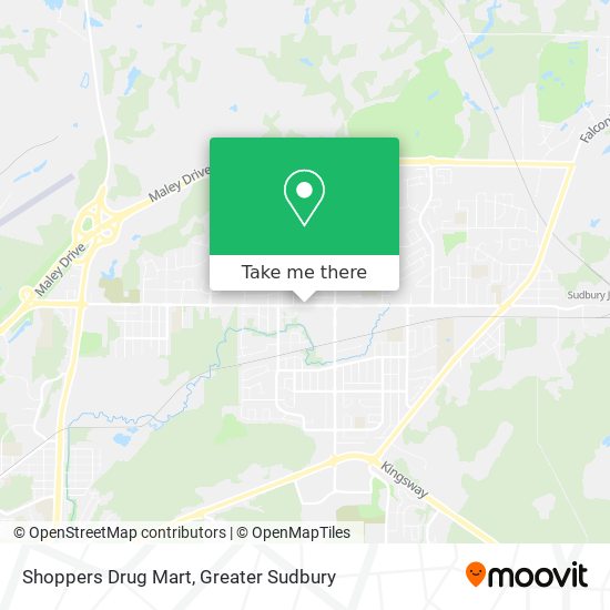 Shoppers Drug Mart map