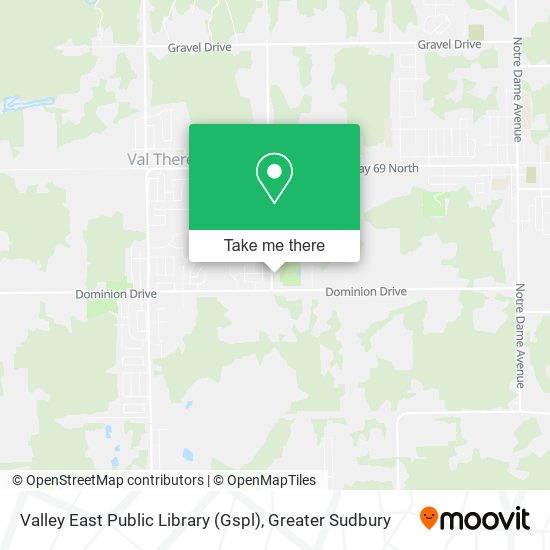 Valley East Public Library (Gspl) map