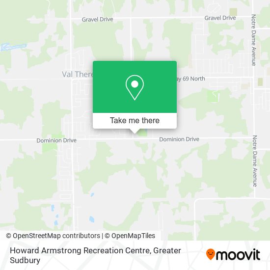 Howard Armstrong Recreation Centre plan