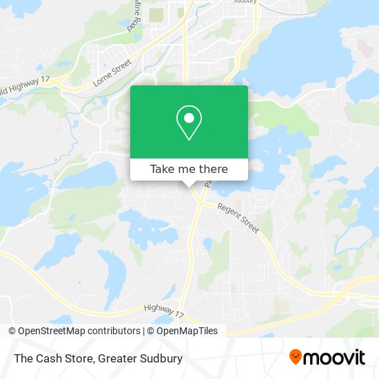 The Cash Store map