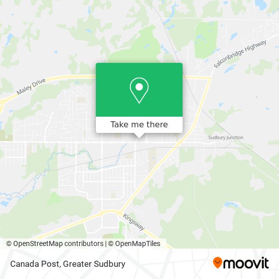 Canada Post map