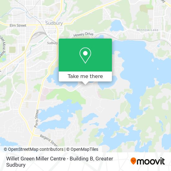 Willet Green Miller Centre - Building B map