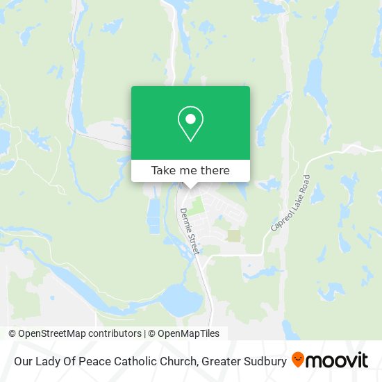 Our Lady Of Peace Catholic Church map