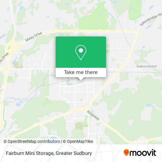 Fairburn Mini Storage map