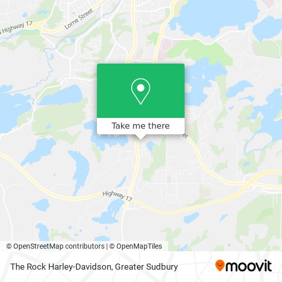 The Rock Harley-Davidson map