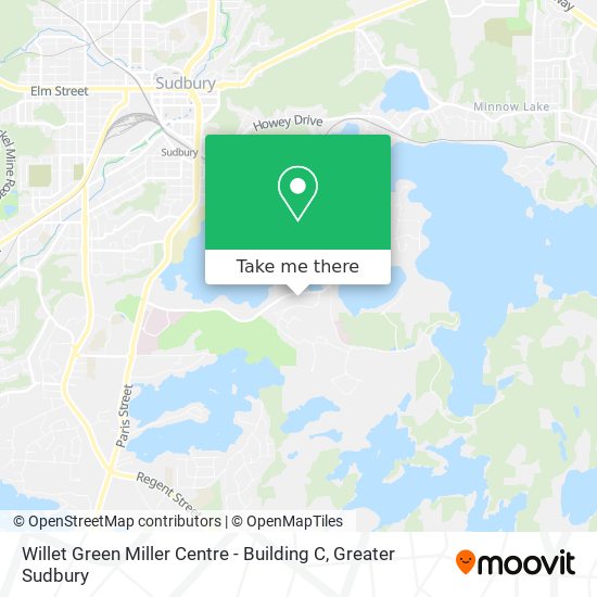 Willet Green Miller Centre - Building C map