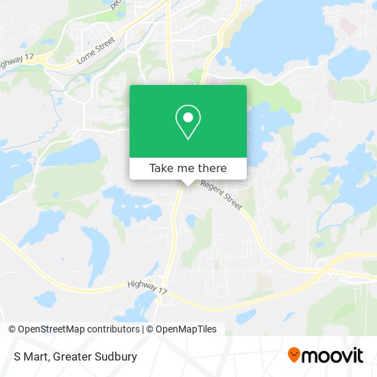 S Mart map