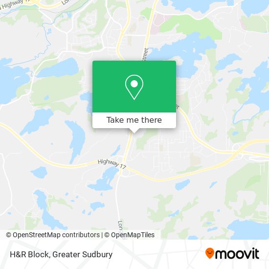 H&R Block map