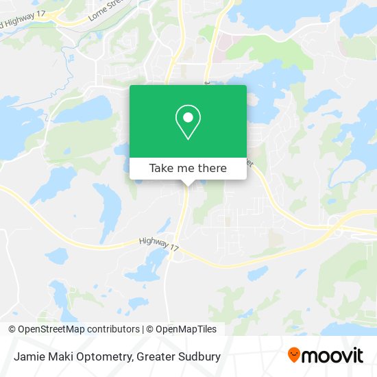 Jamie Maki Optometry map