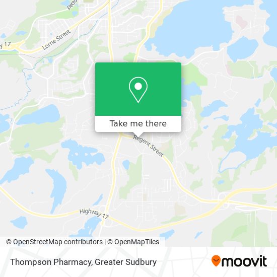 Thompson Pharmacy map