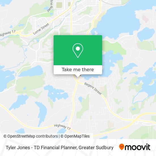 Tyler Jones - TD Financial Planner map