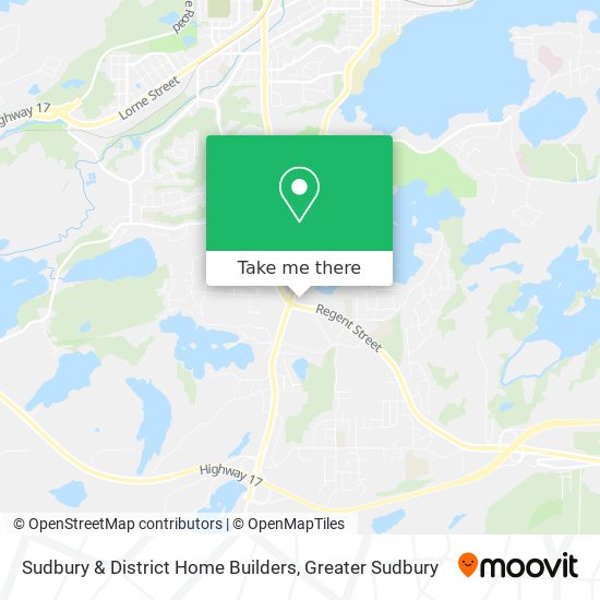 Sudbury & District Home Builders map