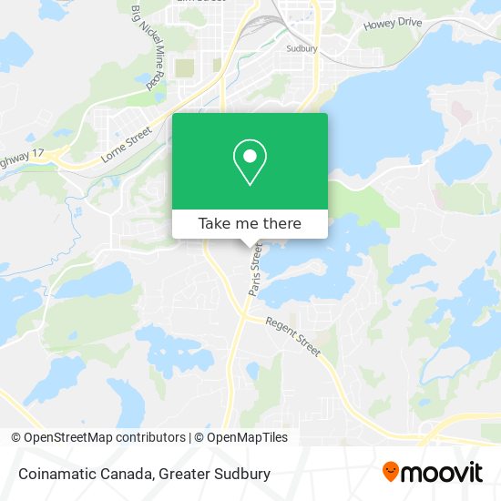 Coinamatic Canada map