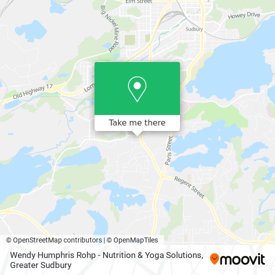 Wendy Humphris Rohp - Nutrition & Yoga Solutions map