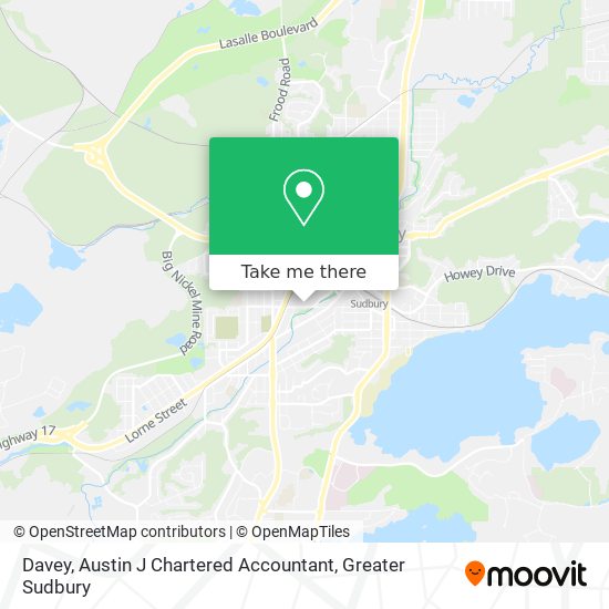 Davey, Austin J Chartered Accountant map