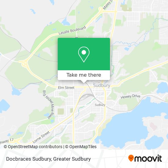 Docbraces Sudbury map