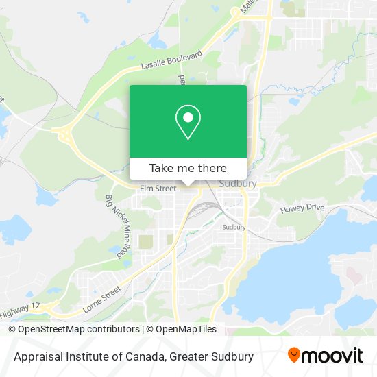 Appraisal Institute of Canada map