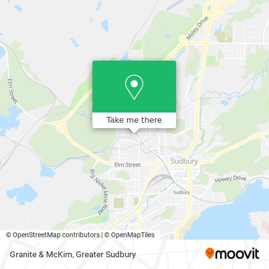 Granite & McKim map