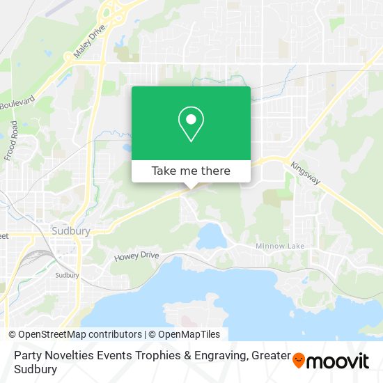 Party Novelties Events Trophies & Engraving map
