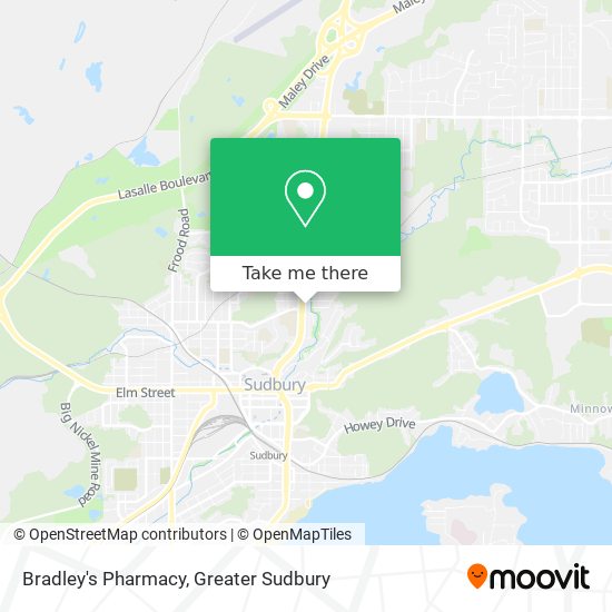 Bradley's Pharmacy map