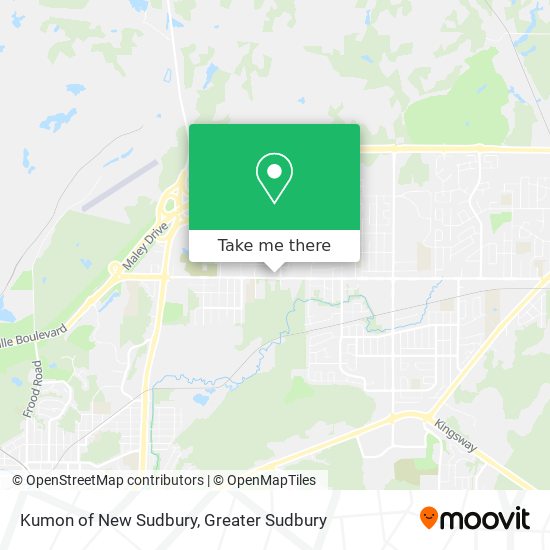 Kumon of New Sudbury map