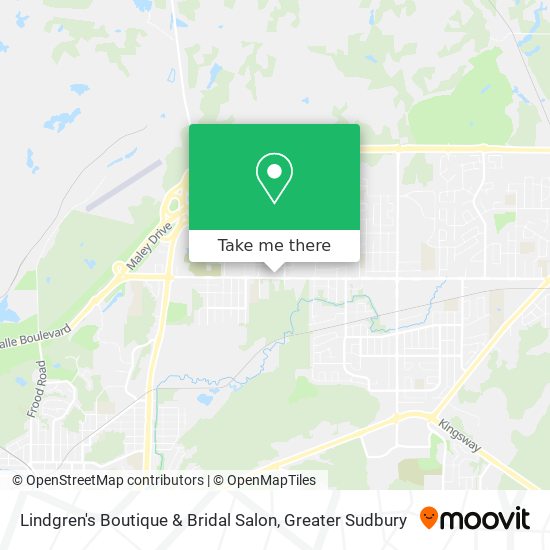 Lindgren's Boutique & Bridal Salon map