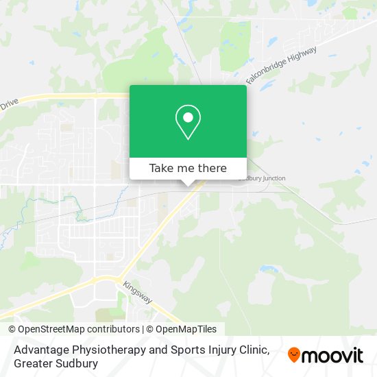 Advantage Physiotherapy and Sports Injury Clinic map