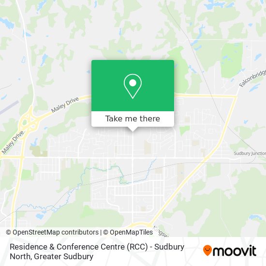 Residence & Conference Centre (RCC) - Sudbury North map