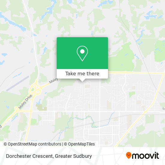 Dorchester Crescent map